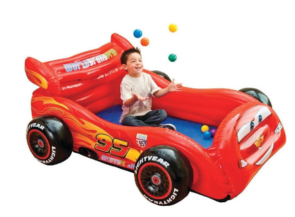 Imagen de Pelotero Inflable Auto + Pelotas Intex