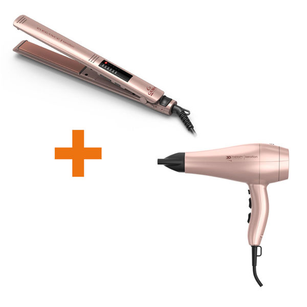 Imagen de Planchita Ga.Ma Led  + Secador 3D Ga.MA Keration