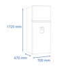 Imagen de Heladera James Frío Seco Inox Inverter