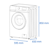 Imagen de Lavarropas James 10.5kg