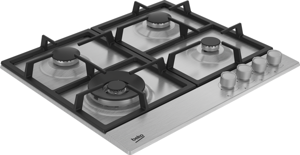 Imagen de Anafe de empotrar a gas 4 hornallas BEKO