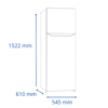 Imagen de Refrigerador James Frio Seco Inverter  inox