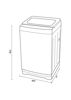 Imagen de Lavarropas Whirlpool Carga superior de 11 kg WWI11AI9EA