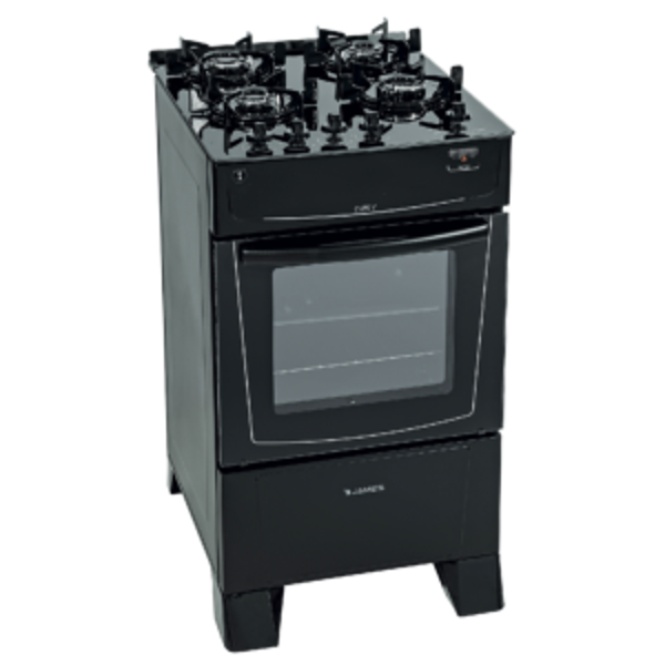 Imagen de Cocina James C 690V  Supergas Vidrio Negro