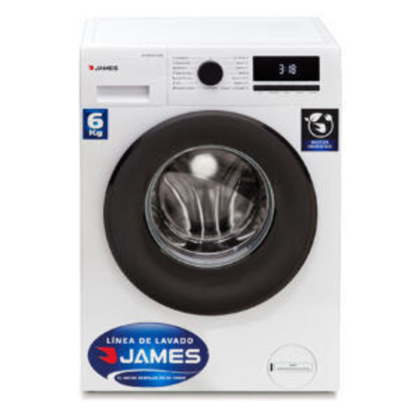 Imagen de Lavarropas JAMES 6 KG LR1006 INV G6 BL