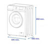 Imagen de Lavarropas JAMES 6 KG  Inverter titanium