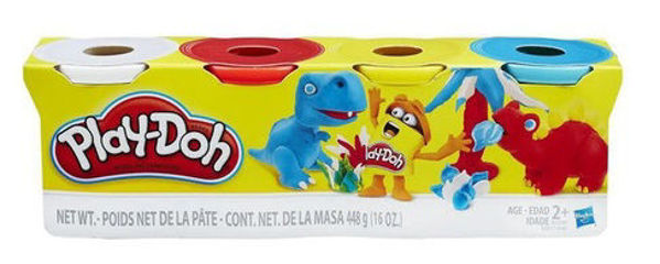 Imagen de Pack x4 masas Play doh plastilina