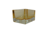 Imagen de Juego x2 Florero Y Cuenco Cristal Cá d'Oro Seguso Ámbar – Cristal Artístico